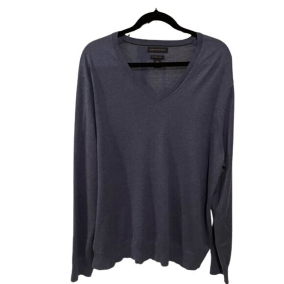 Men's Banana Republic Luxury Blend V-Neck Sweater Size XL - Picture 1 of 6